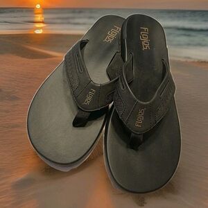 Flojos Men's Memory Foam Sandals Flip Flops Choose Size12